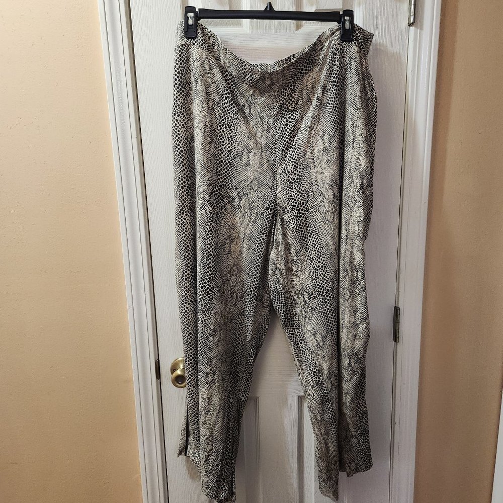 Jessica Simpson Animal Print Pants Size 2X